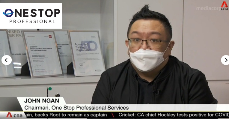 OneStop Professional Services Featured On Channel NewsAsia